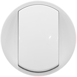 068001 - Лицевая панель для выключателя/переключателя, Легранд Селян (белая)