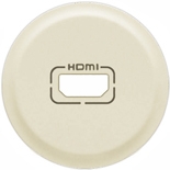 066288 - Лицевая панель для розетки аудио/видео HDMI, Легранд Селиан (слоновая кость)