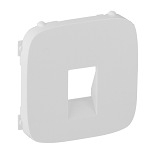 755365 - Лицевая панель для одиночной аудиорозетки с пружинными зажимами Legrand Valena Allure (белая)