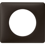 066741 - Рамка однопостовая Legrand Celiane, прямоугольная, 90х82мм (черная перкаль)