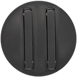 065202 - Лицевая панель для двойного выключателя/переключателя с тонкими клавишами, Legrand Celiane (графит)