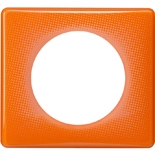 066651 - Рамка однопостовая Legrand Celiane, прямоугольная, 90х82мм (оранжевый муар)
