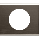069031 - Рамка однопостовая Legrand Celiane, прямоугольная, 100х83мм, металл (чёрный никель)
